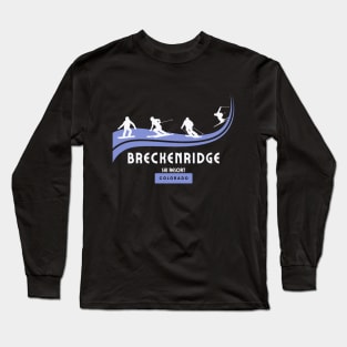 Breckenridge Ski Resort, Colorado. Gift Ideas For The Ski Enthusiast. Long Sleeve T-Shirt